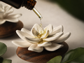 Diffuseur de Fragrances en Porcelaine - Fleur Jade du Tibet | Artisanat Français