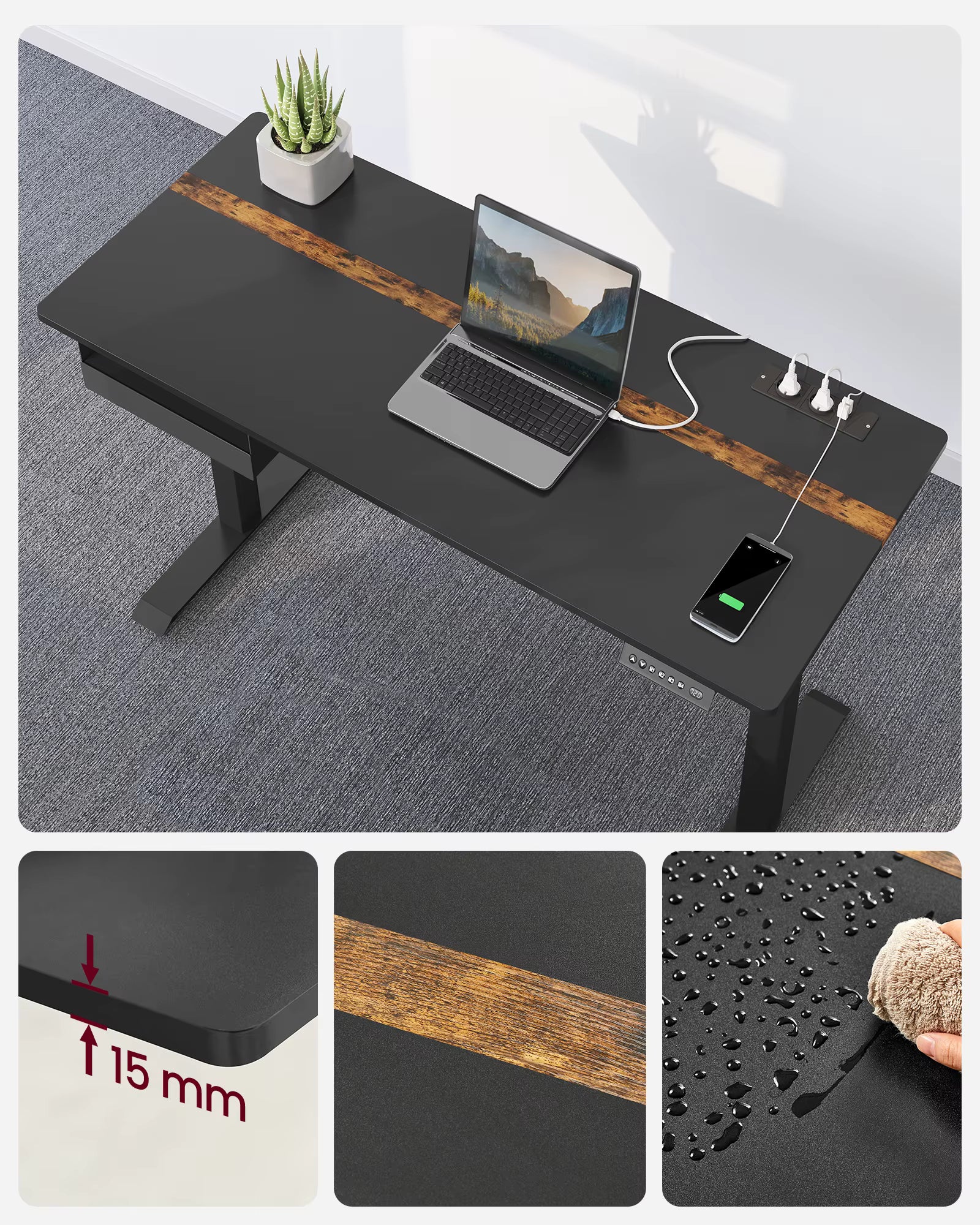 Bureau réglable en hauteur - AMSTERDAM