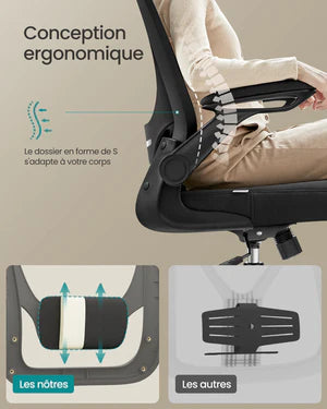 Chaise de bureau ergonomique - BRUXELLES