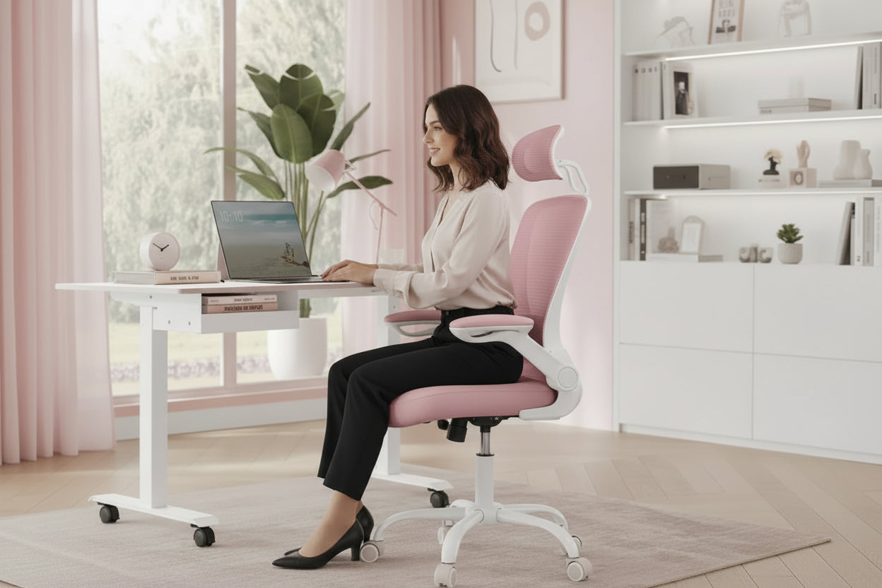 Chaise de bureau pivotante ergonomique - TOKYO